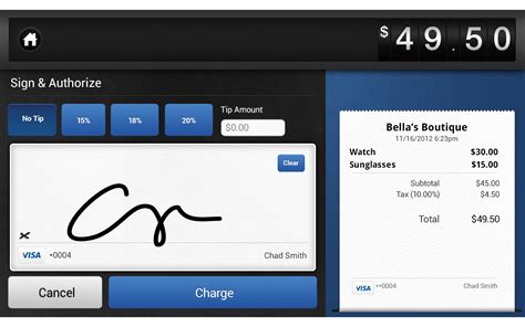 Intuit swipe credit card on phone. Intuit GoPayment - screenshot