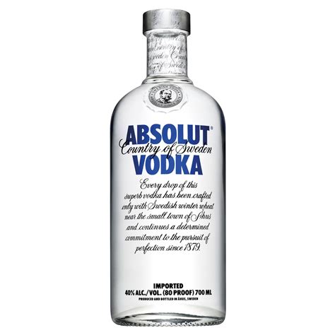 Buy Absolut Vodka 700ml Red Bottle