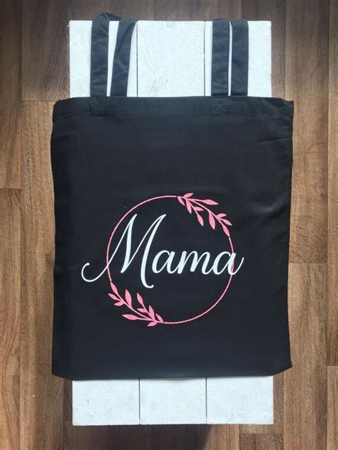 tote bag personalized mom granny aunt tote bag soff bag etsy