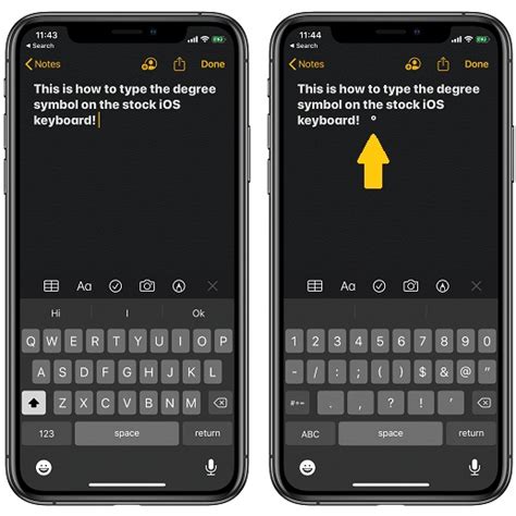 How To Type The Degree Symbol On iPhone, iPad, Mac And ...