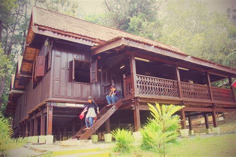 rumah rumah  taman mini malaysia laman indah landskap menarik