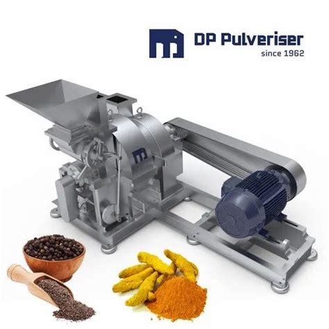 Automatic Turmeric Powdering Machine More Than 100 Kg Hr Blower