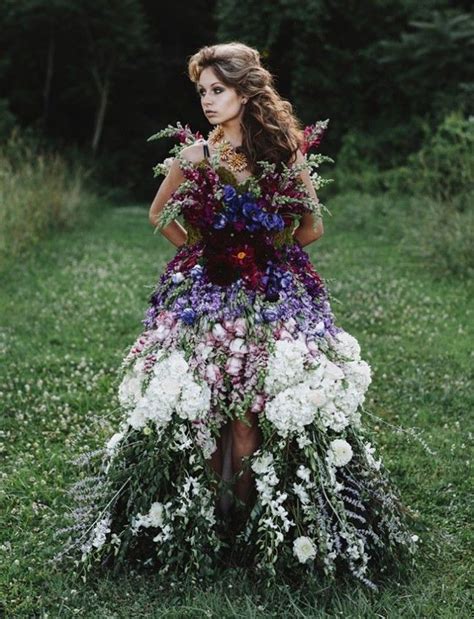 This Fairytale Gown Is Made Completely Out Of Flowers Fairytale Gown