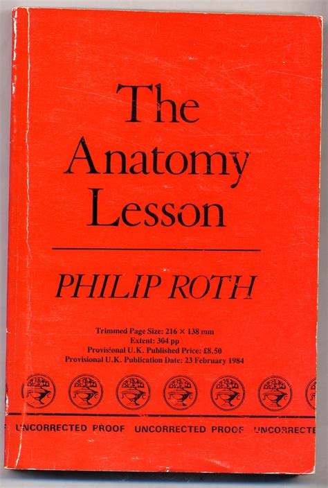 The Anatomy Lesson Philip Roth