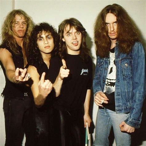 Metallica Heavy Metal Kirk Metallica Bob Rock Cliff Burton Robert
