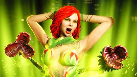 Injustice 2 Poison Ivy Super Move On All Characters 4k Uhd 2160p Youtube