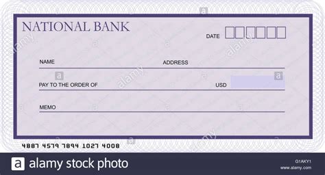 Blank Cheque Template Uk Sample Design Templates