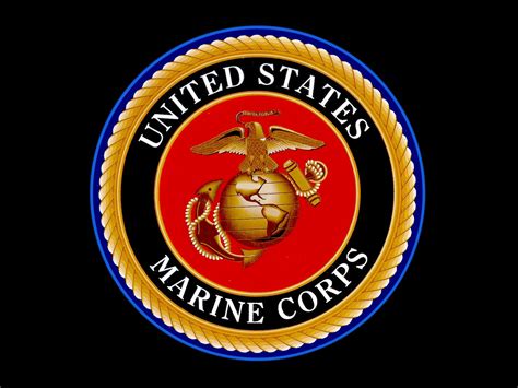 48 Us Marines Logo Wallpaper Wallpapersafari