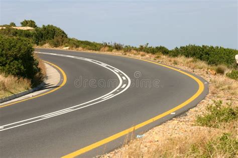 Bend In The Road Stock Photo Image Of Line Drive Traffic 379516