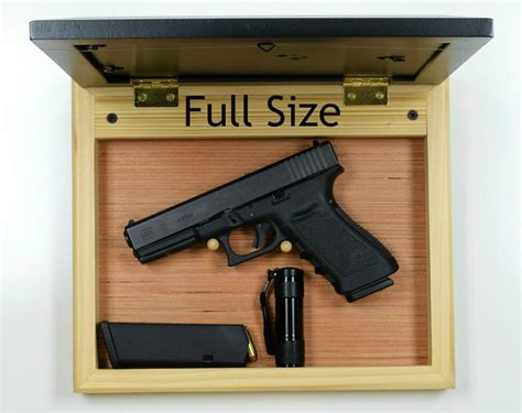 Concealment Picture Frame Case Self Defense Compartment