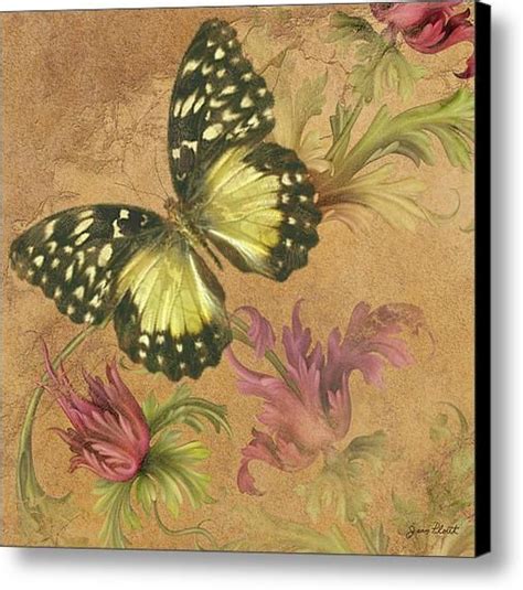 Butterfly Inspirations C Canvas Print Canvas Art By Jean Plout Art