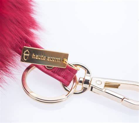 The Crimson Fur Keychain Haute Acorn