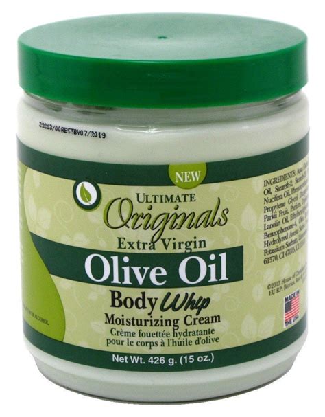 Africas Best Ultimate Originals Extra Virgin Olive Oil Body Whip Cream