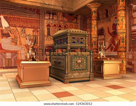 Pharaohs Tomb Stock Illustration 124363012