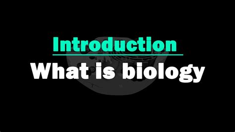 Introduction To Biology School Kwanza