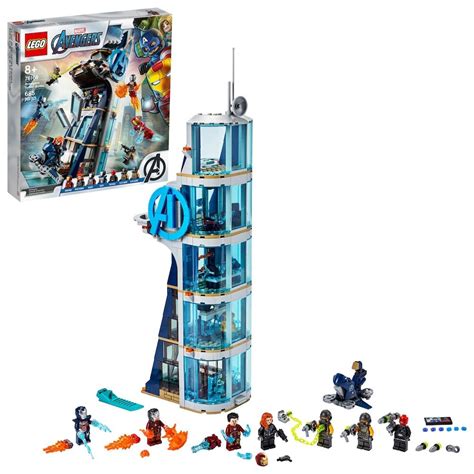 Lego Marvel Avengers Avengers Tower Battle 76166 Lego Set 687 Pieces
