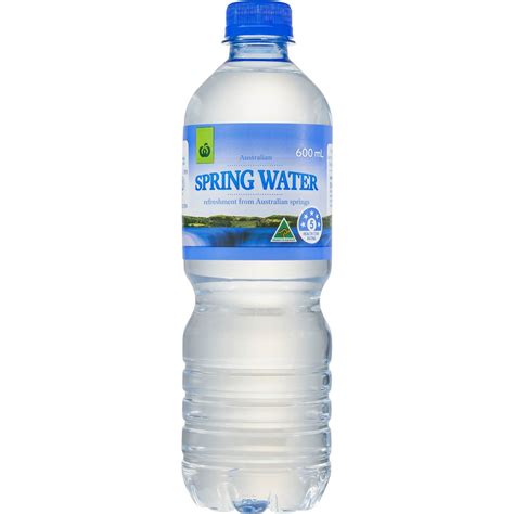 Woolworths Spring Water 600ml Bottle Woolworths