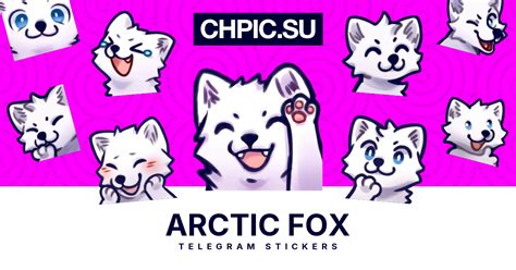 Arctic Fox Telegram Stickers