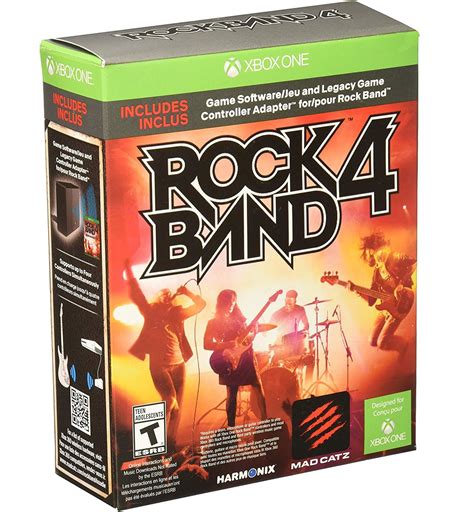 Rock Band 4 Bundle Legacy Game Controller Adapter Xbox One Game