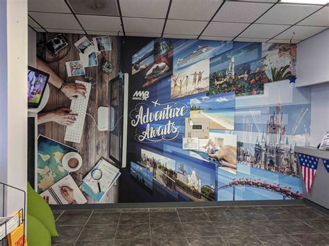 Wall Mural For Travel Center Environmental Graphics Wall Murals