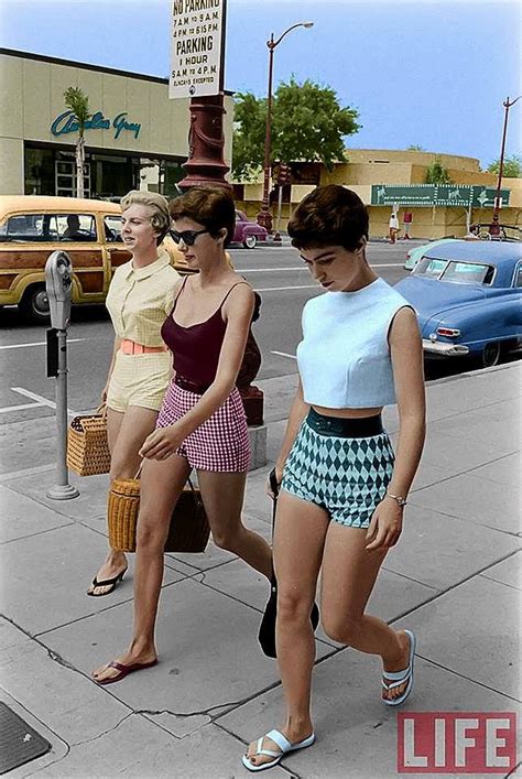 1950 S Short Shorts In Los Angeles By Marie Lou Chatel Photography Digital 70s Inspired
