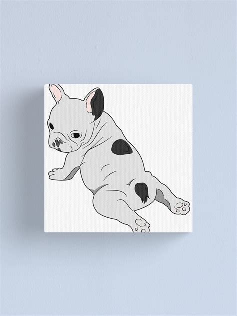 French Bulldog Yoga Canvas Print For Sale By Ultraleanbody Redbubble