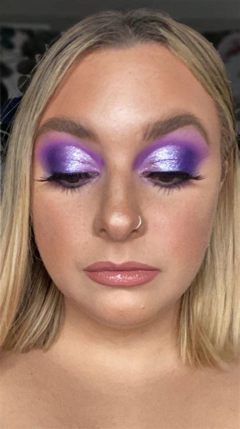 Purple Glitter Cut Crease Decided To Post My Favorite Look Ive Done
