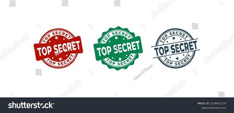Top Secret Confidential Sign Stamp Grunge Stock Vector Royalty Free