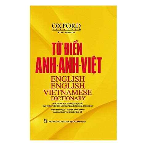 Từ Điển Oxford Anh Anh Việt Bìa Vàng Cứng