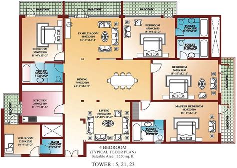 Modern House Floor Plans 4 Bedrooms Floorplansclick