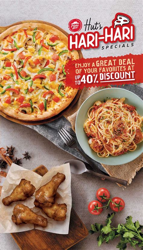The pizza hut delivery menu offers a wide range of options from sides to desserts and drinks. Pizza Hut's Hari-Hari Specials Nov 2020