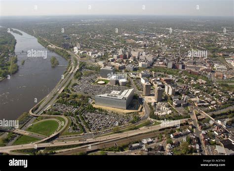 Aerial View Of Trenton Capital Of New Jersey Usa Stock Photo