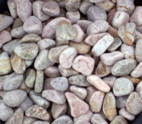Pink Marble Pebbles A Tumbled Pink Marble Pebble Stone In A 20 30mm