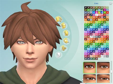 The Sims Resource Danganronpa Makoto Naegi Eyes Cc