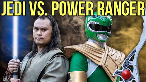 jedi vs power ranger [fan film] power rangers star wars youtube