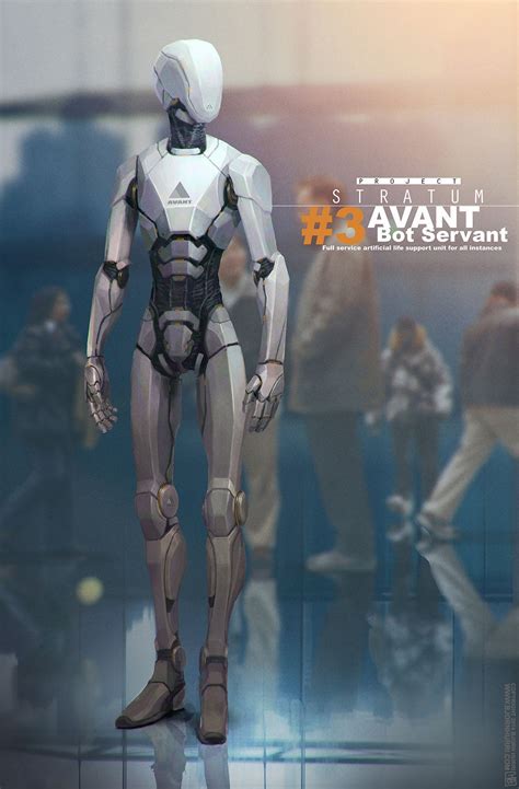Humanoid Sci Fi Android Concept Art Goimages Algebraic