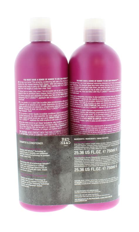 Tigi Bed Head Duo Shampoo Conditioner Fully Loaded Connective Pharma