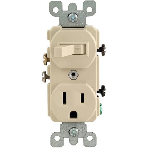 Leviton 15 Amp Switch And Outlet Combo Ivory By Leviton At Fleet Farm