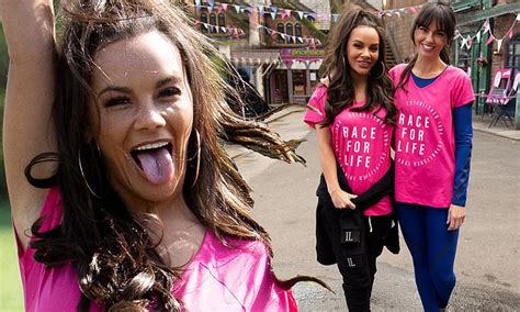Hollyoaks Chelsee Healey And Jennifer Metcalfe Lead The Way As They Complete Race For Life