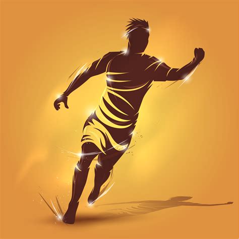 abstract player running - Download Free Vectors, Clipart ...