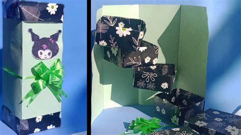 Origami Secret Stepper Box Tutorial Paper Craft Gift Ideas YouTube