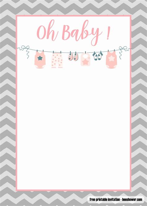 Free Baby Shower Templates For Word Get Creative With Your Baby Shower