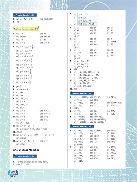 Jawapan Buku Teks Matematik Tingkatan 4 Kssm 2020 Bab 9