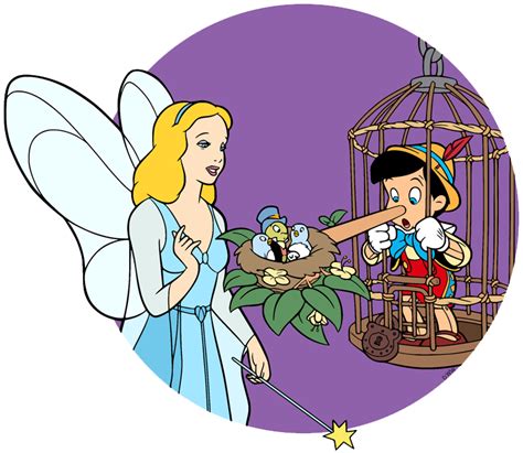 Clip Art And Image Files Craft Supplies And Tools Clipart Vector Cutting File Blue Fairy Pinocchio