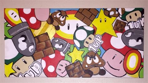 Mario Bros Collage By Paintingsbyjade On Etsy