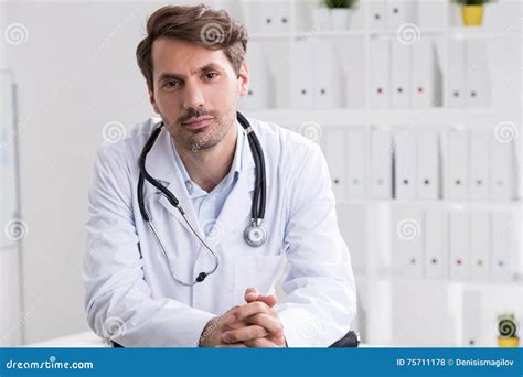 Good Doctor Portrait Stock Photo Image Of Care Board 75711178