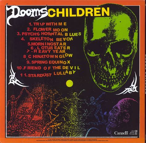 Dooms Children Dooms Children Canadian 2 Lp Vinyl Set —