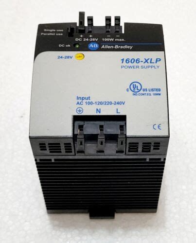 Allen Bradley 1606 Xlp100e Power Suply Input 100 120220vac Output