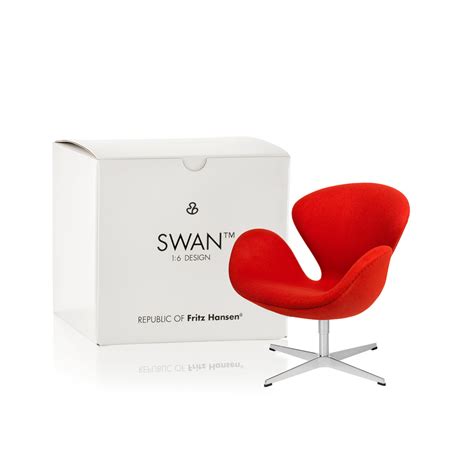 mini swan chair fritz hansen connox