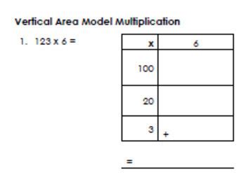 This area model multiplication interactive also includes Area Model Multiplication by Classroom Caboodle | TpT